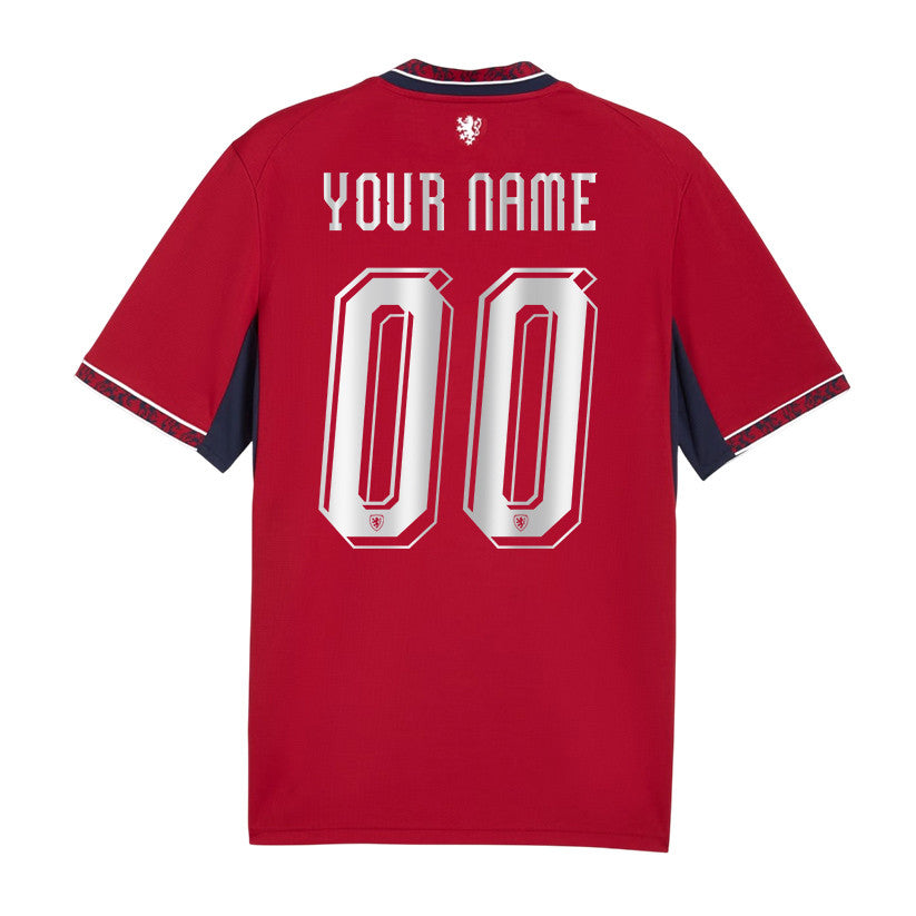 Czech Republic National Team 2026 Personalized Home Jersey - Red, Men