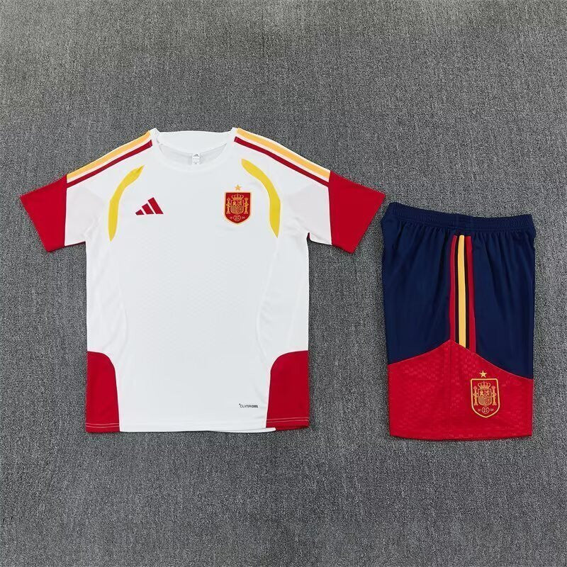 Spain 2026/27 Training Soccer Kit, Men - White/Red/Dark Blue