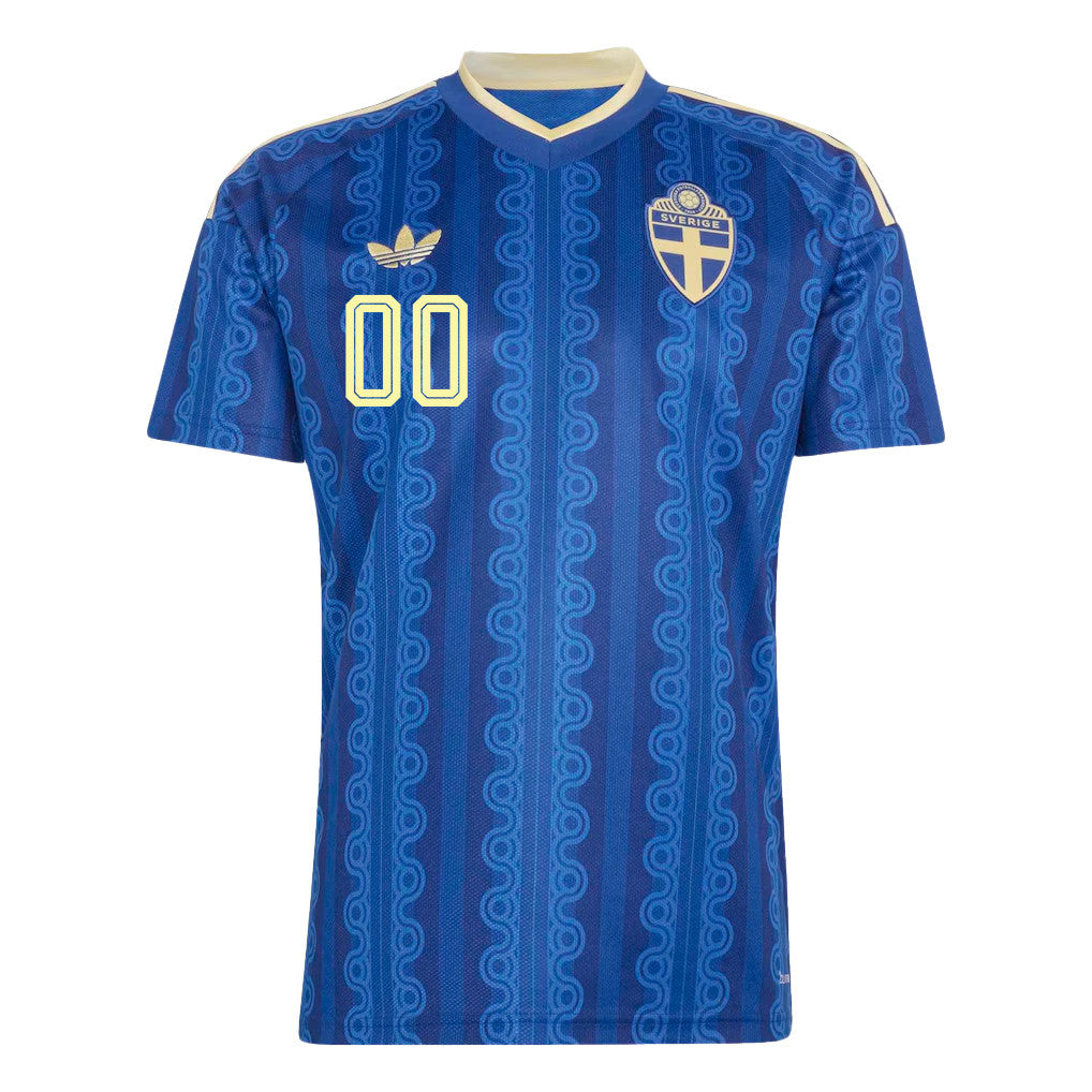 Sweden National Team 2026 Personalized Away Jersey - Blue, Men