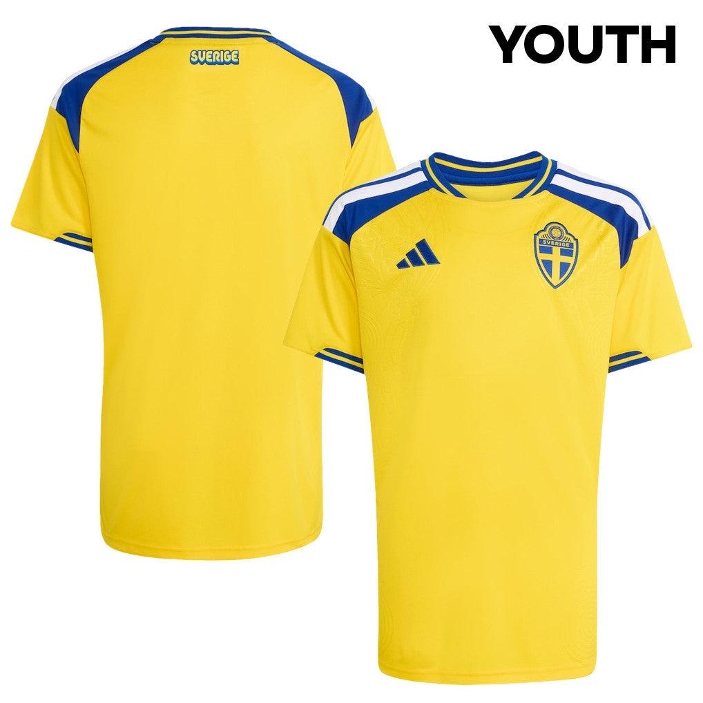 Sweden National Team 2026 Youth Home Jersey - Yellow