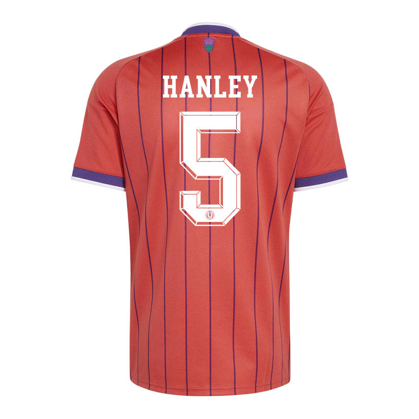 Grant Hanley 5 Scotland National Team 2026 Away Jersey - Red, Men