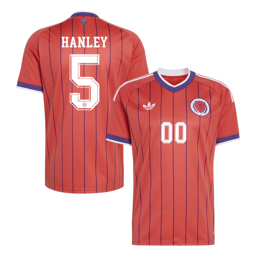 Grant Hanley 5 Scotland National Team 2026 Away Jersey - Red, Men