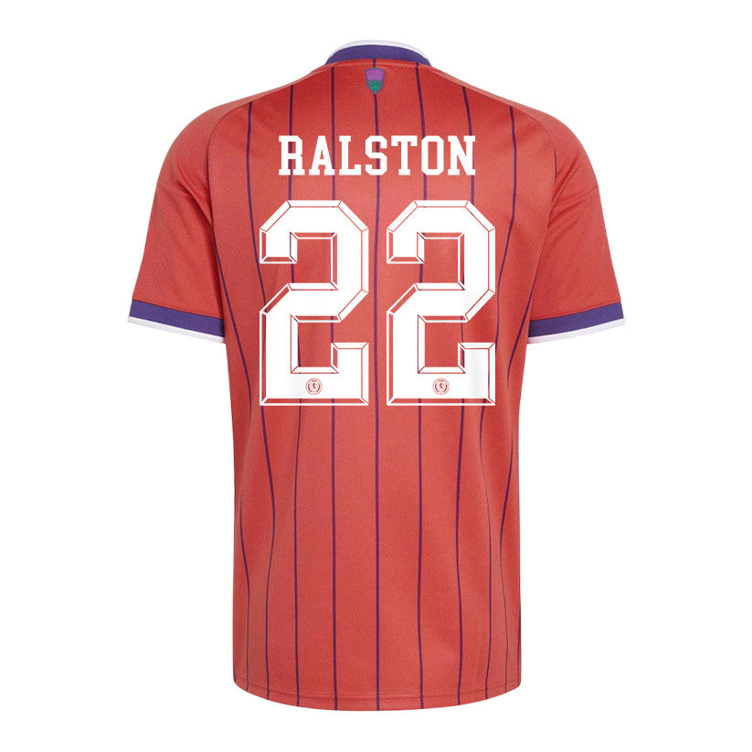 Anthony Ralston 22 Scotland National Team 2026 Away Jersey - Red, Men