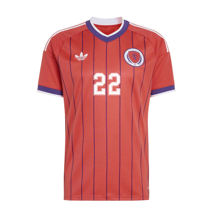 Anthony Ralston 22 Scotland National Team 2026 Away Jersey - Red, Men