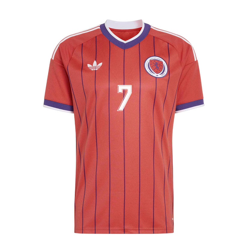John McGinn 7 Scotland National Team 2026 Away Jersey - Red, Men