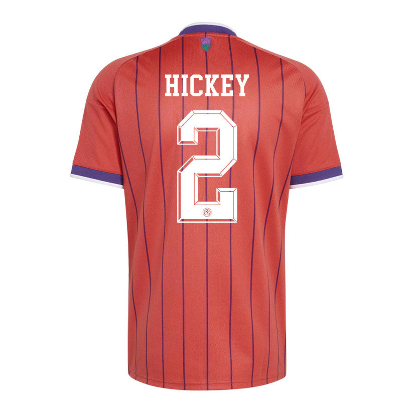 Aaron Hickey 2 Scotland National Team 2026 Away Jersey - Red, Men