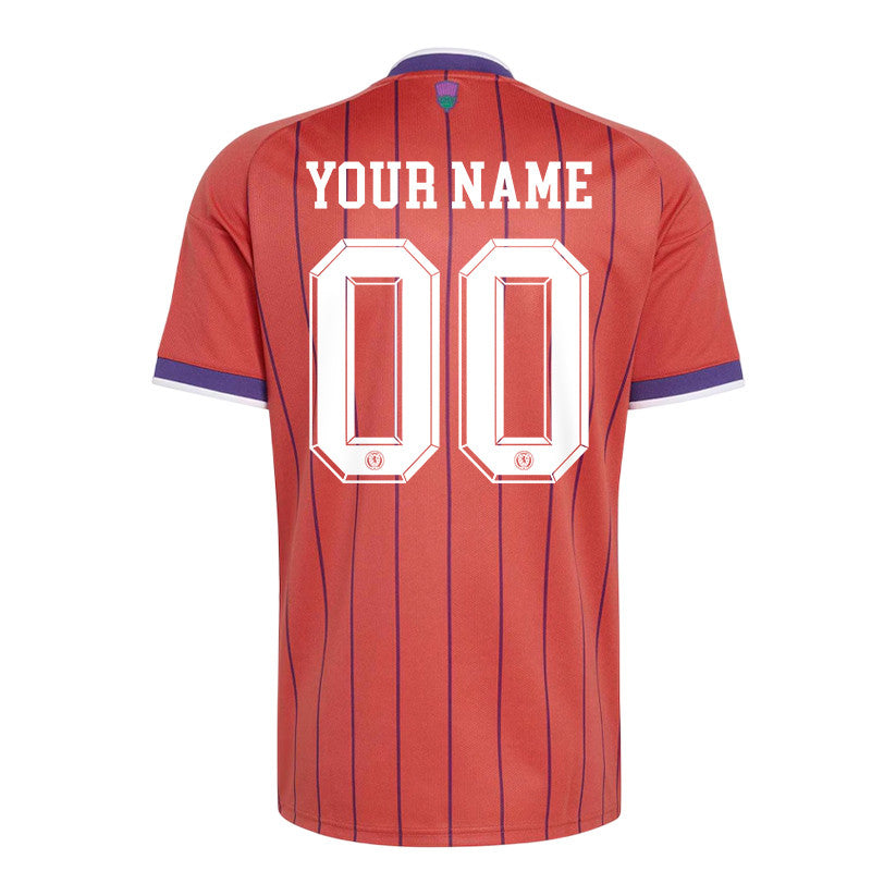 Scotland National Team 2026 Personalized Away Jersey - Red, Men