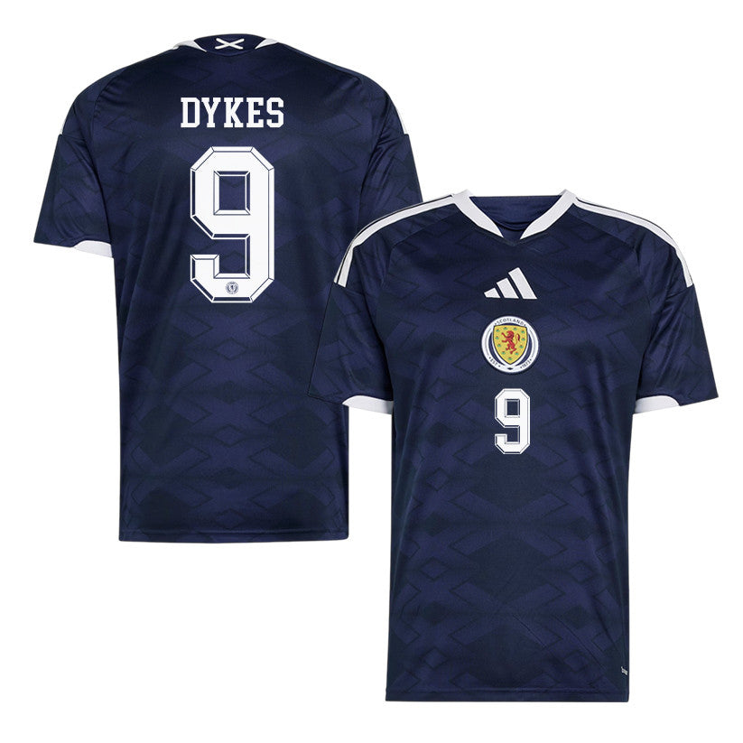 Lyndon Dykes 9 Scotland National Team 2026 Home Jersey - Navy, Men