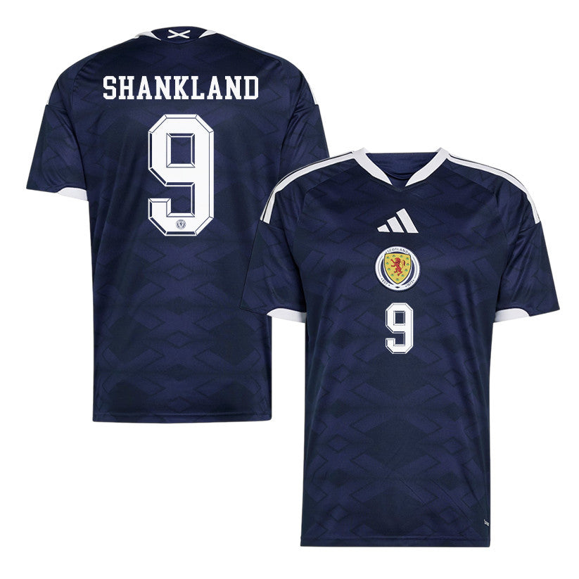 Lawrence Shankland 9 Scotland National Team 2026 Home Jersey - Navy, Men