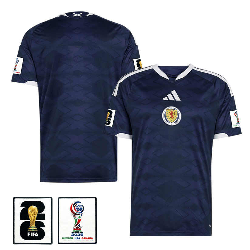Scotland National Team 2026 x World Cup Patch Home Jersey - Navy, Men