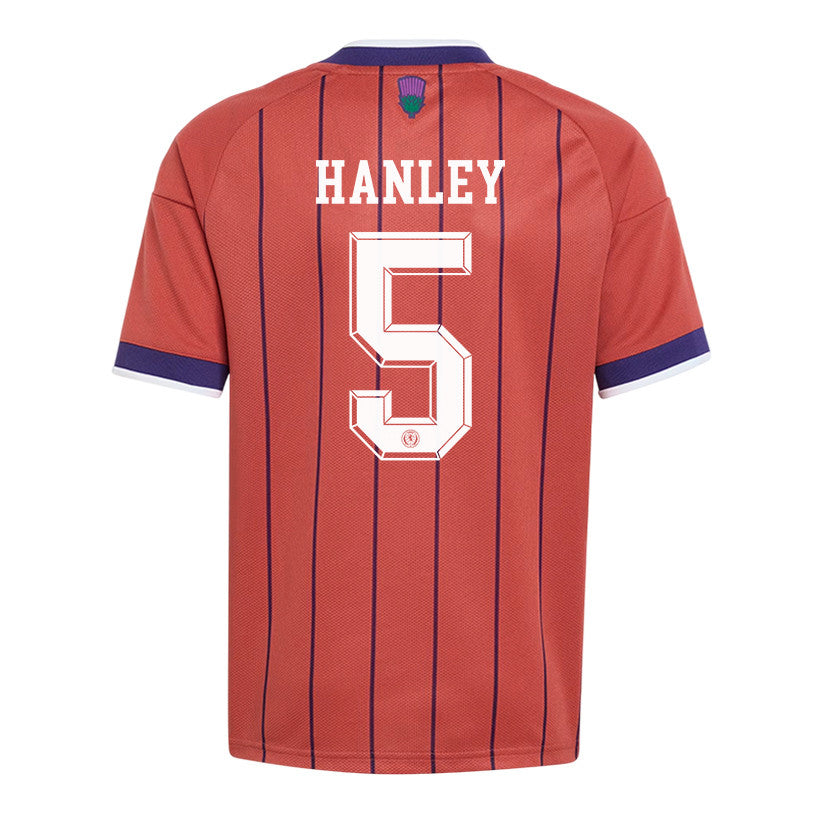 Grant Hanley 5 Youth Scotland National Team 2026 Away Jersey - Red