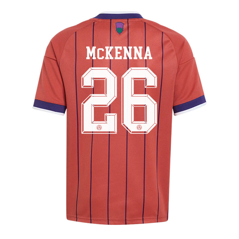 Scott McKenna 26 Youth Scotland National Team 2026 Away Jersey - Red