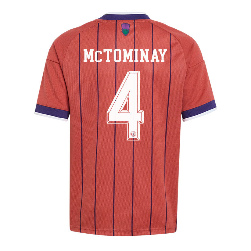 Scott McTominay 4 Youth Scotland National Team 2026 Away Jersey - Red