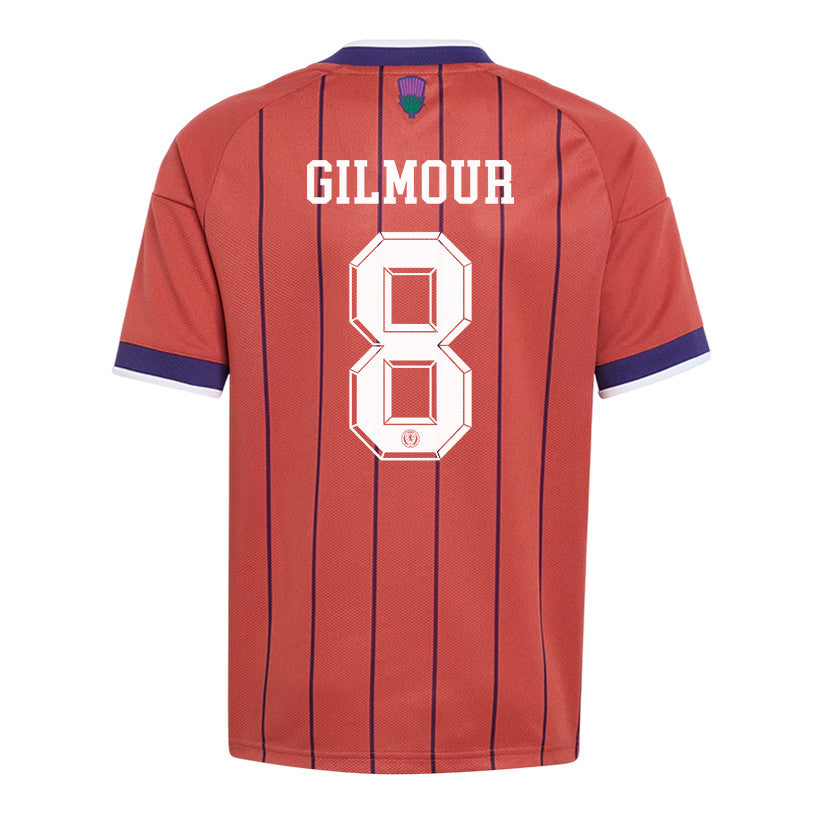 Billy Gilmour 8 Youth Scotland National Team 2026 Away Jersey - Red