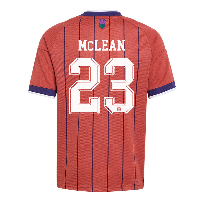 Kenny McLean 23 Youth Scotland National Team 2026 Away Jersey - Red