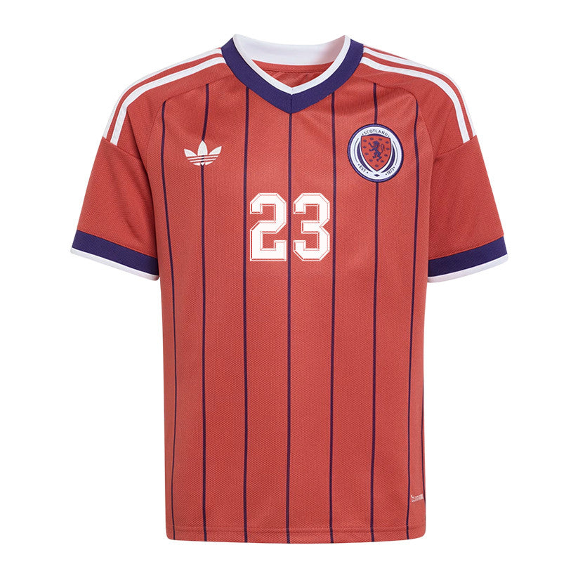 Kenny McLean 23 Youth Scotland National Team 2026 Away Jersey - Red