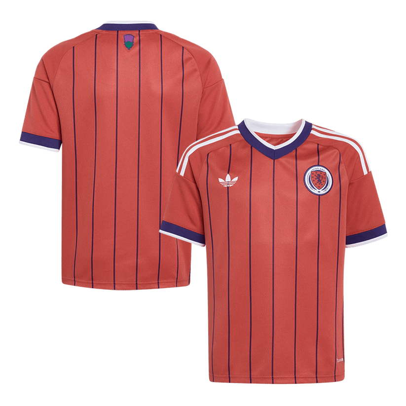 Scotland National Team 2026 Youth Away Jersey - Red