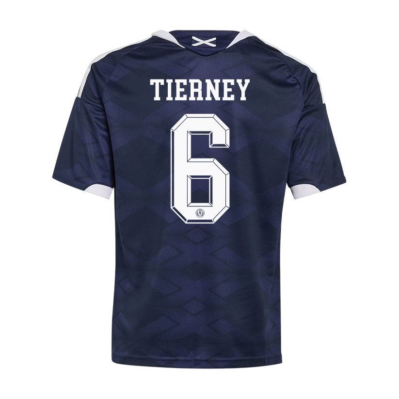 Kieran Tierney 6 Youth Scotland National Team 2026 Home Jersey - Navy