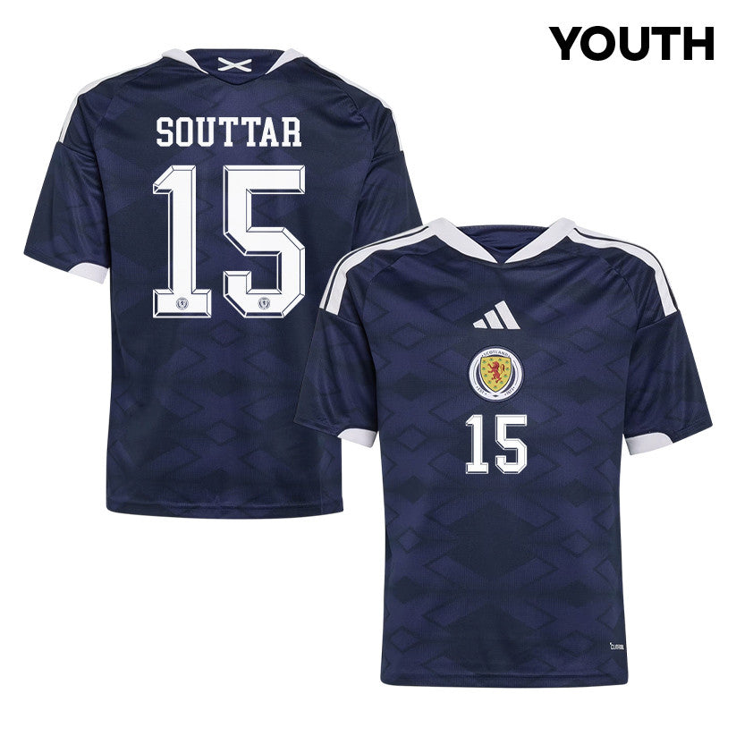 John Souttar 15 Youth Scotland National Team 2026 Home Jersey - Navy
