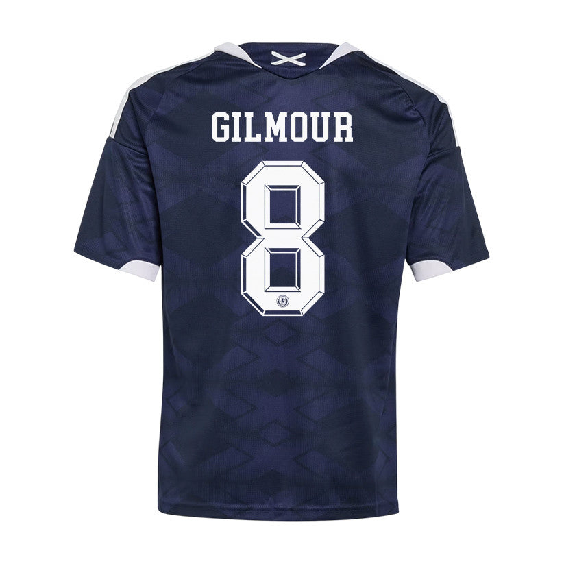 Billy Gilmour 8 Youth Scotland National Team 2026 Home Jersey - Navy