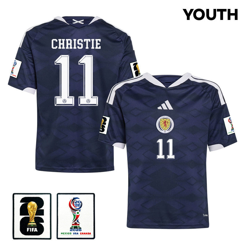 Ryan Christie 11 Youth Scotland National Team 2026 Home Jersey - Navy