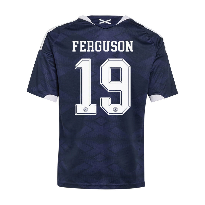 Lewis Ferguson 19 Youth Scotland National Team 2026 Home Jersey - Navy