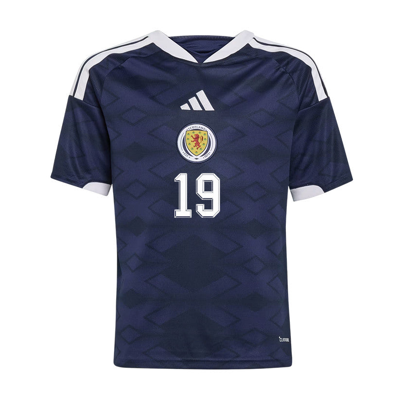 Lewis Ferguson 19 Youth Scotland National Team 2026 Home Jersey - Navy