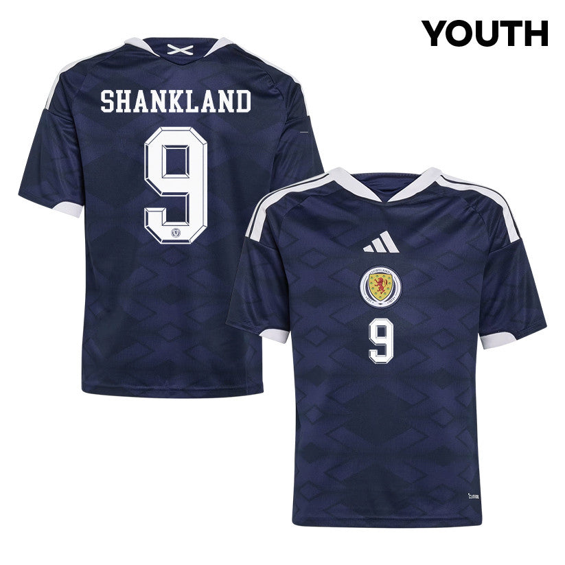 Lawrence Shankland 9 Youth Scotland National Team 2026 Home Jersey - Navy