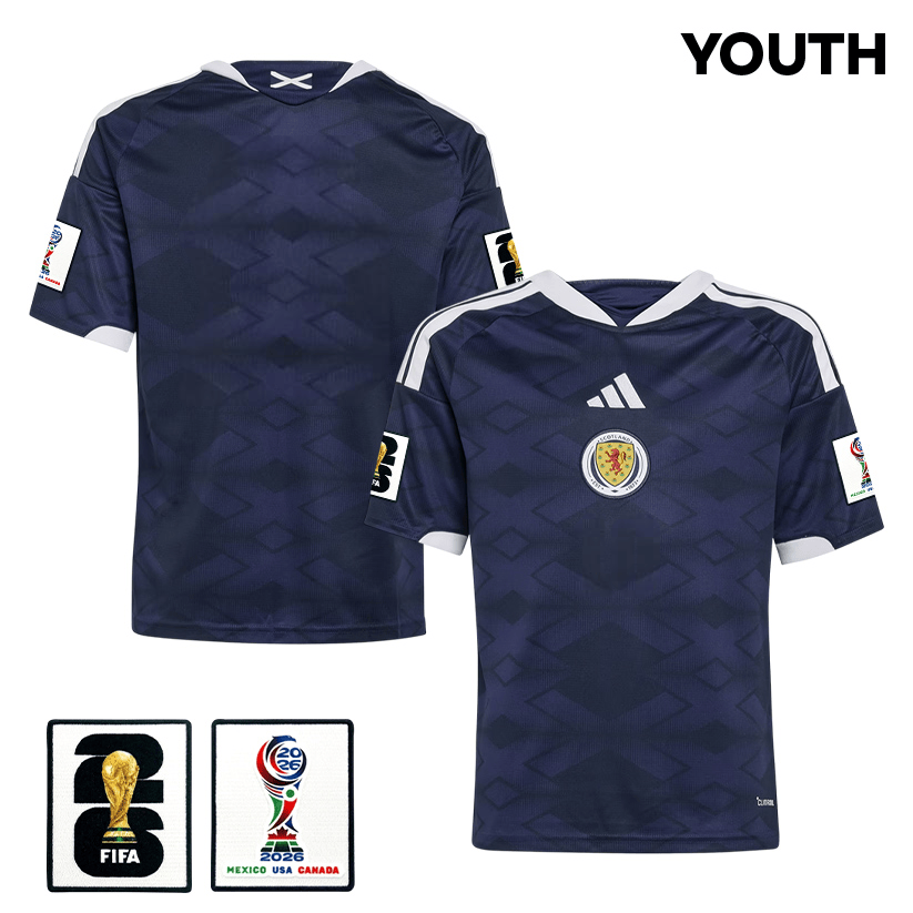 Scotland National Team 2026 Youth Home Jersey - Navy