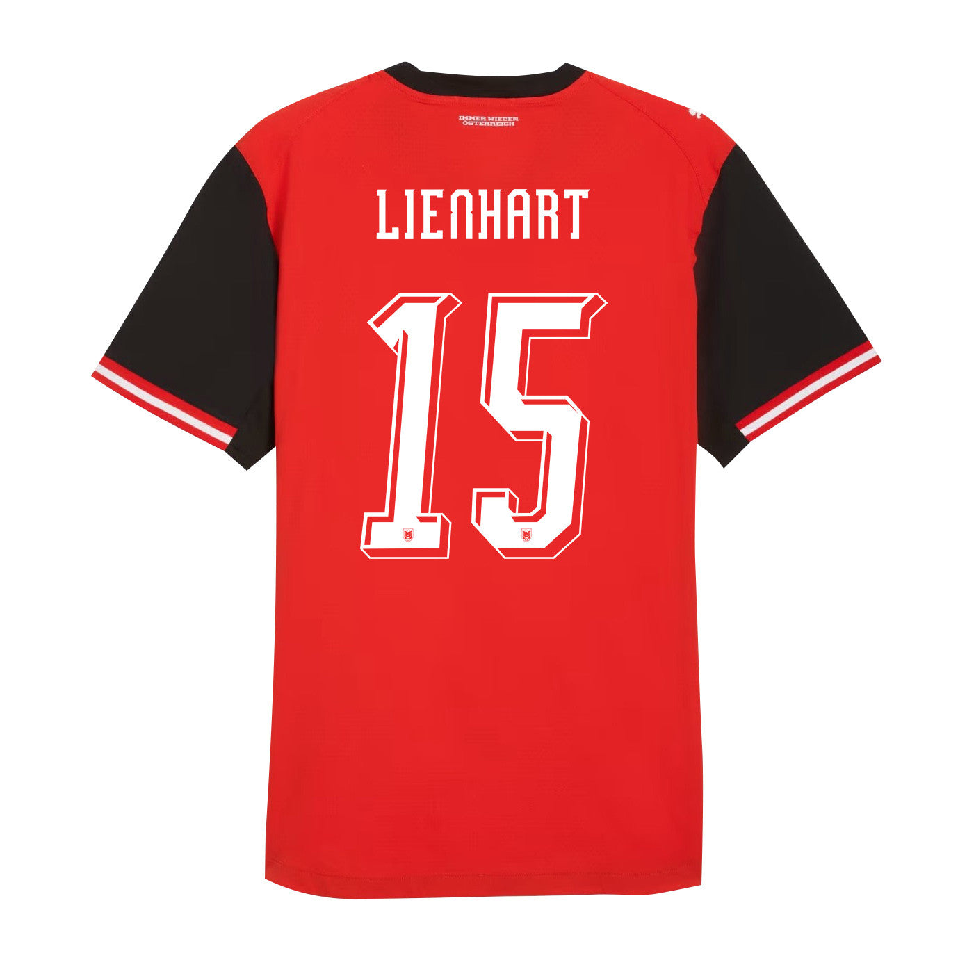 Philipp Lienhart 15 Austria National Team 2026 Home Jersey - Red, Men