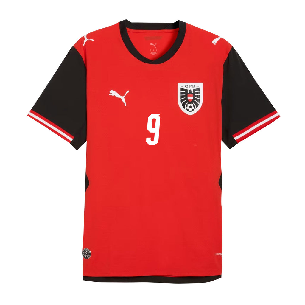 Florian Grillitsch 9 Austria National Team 2026 Home Jersey - Red, Men