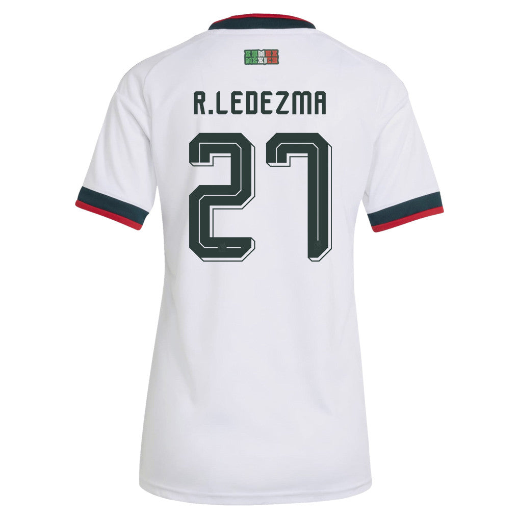 Richard Ledezma 27 Women's Mexico National Team 2026 Away Jersey - White
