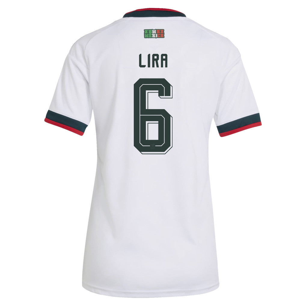 Erik Lira 6 Women's Mexico National Team 2026 Away Jersey - White