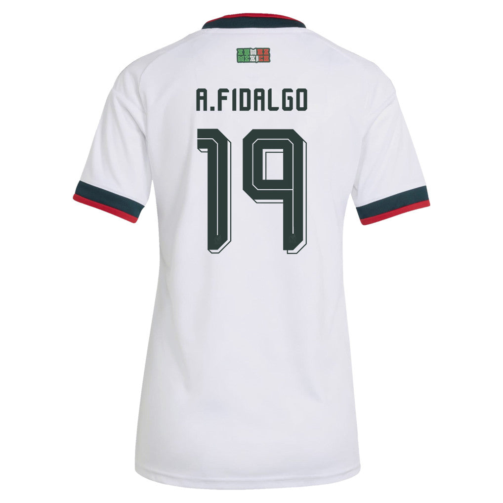Álvaro Fidalgo 19 Women's Mexico National Team 2026 Away Jersey - White