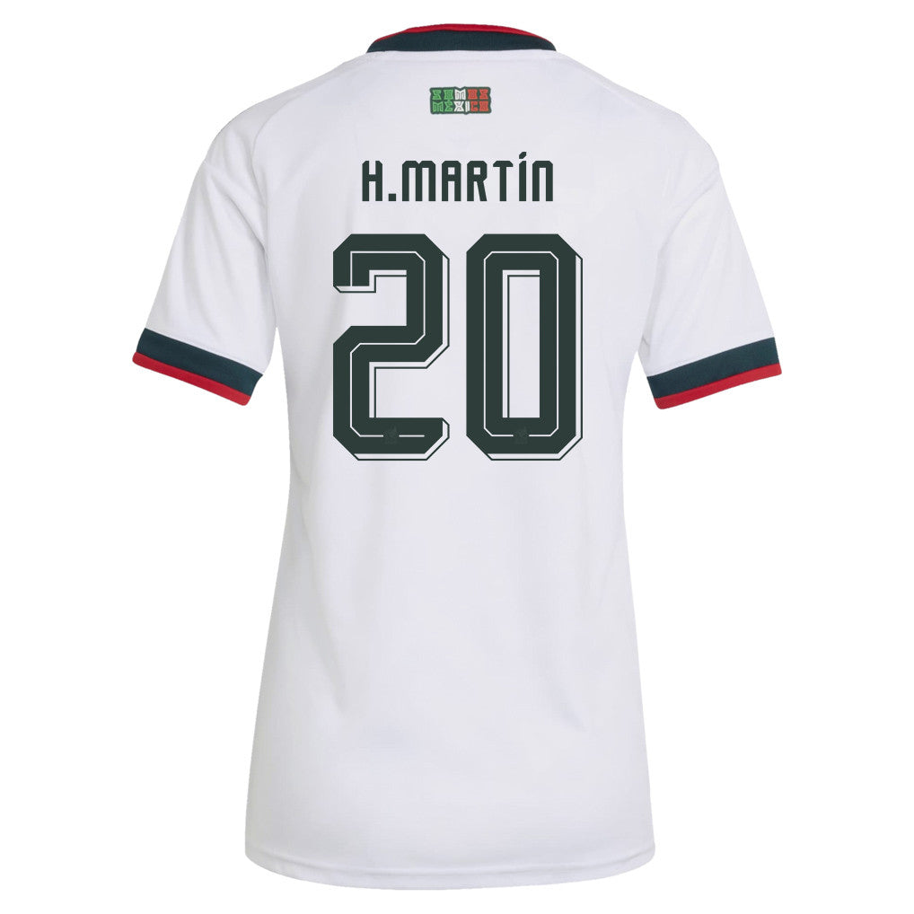 Henry Martín 20 Women's Mexico National Team 2026 Away Jersey - White