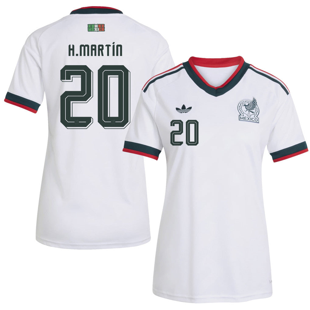 Henry Martín 20 Women's Mexico National Team 2026 Away Jersey - White