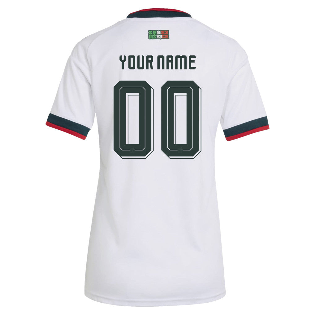 Mexico National Team 2026 Women's Away Jersey - Personalized - White