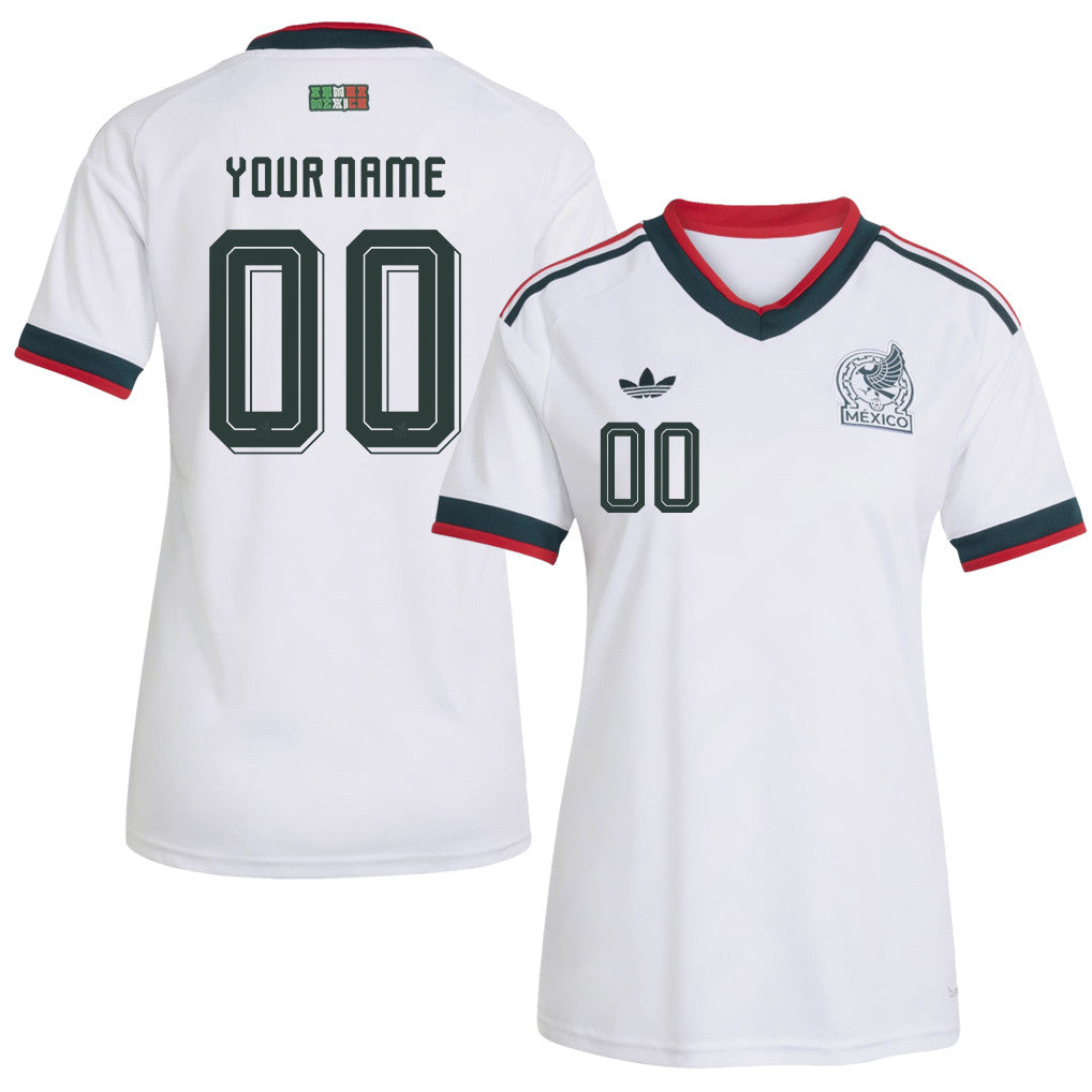 Mexico National Team 2026 Women's Away Jersey - Personalized - White