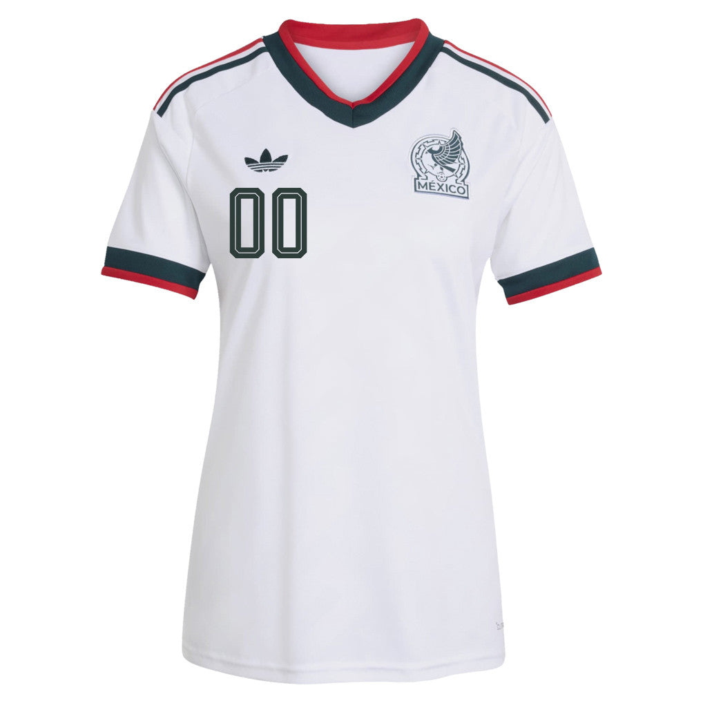 Mexico National Team 2026 Women's Away Jersey - Personalized - White