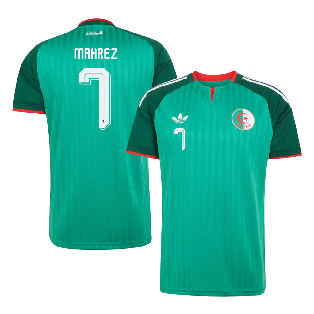 Riyad Mahrez 7 Algeria National Team 2026 Away Jersey - Green, Men
