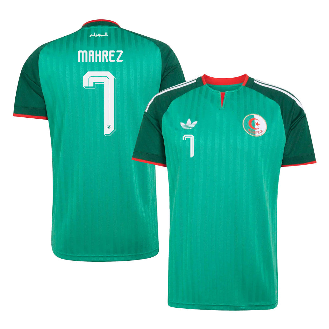 Riyad Mahrez 7 Algeria National Team 2026 Away Jersey - Green, Men