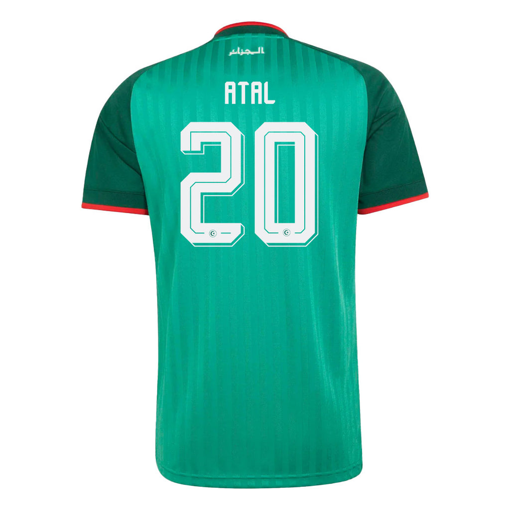 Youcef Atal 20 Algeria National Team 2026 Away Jersey - Green, Men