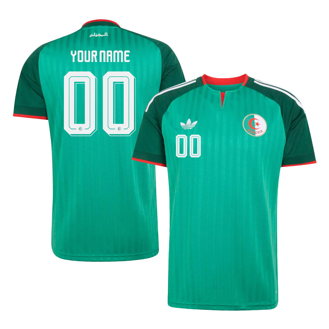 Algeria National Team 2026 Personalized Away Jersey - Green, Men