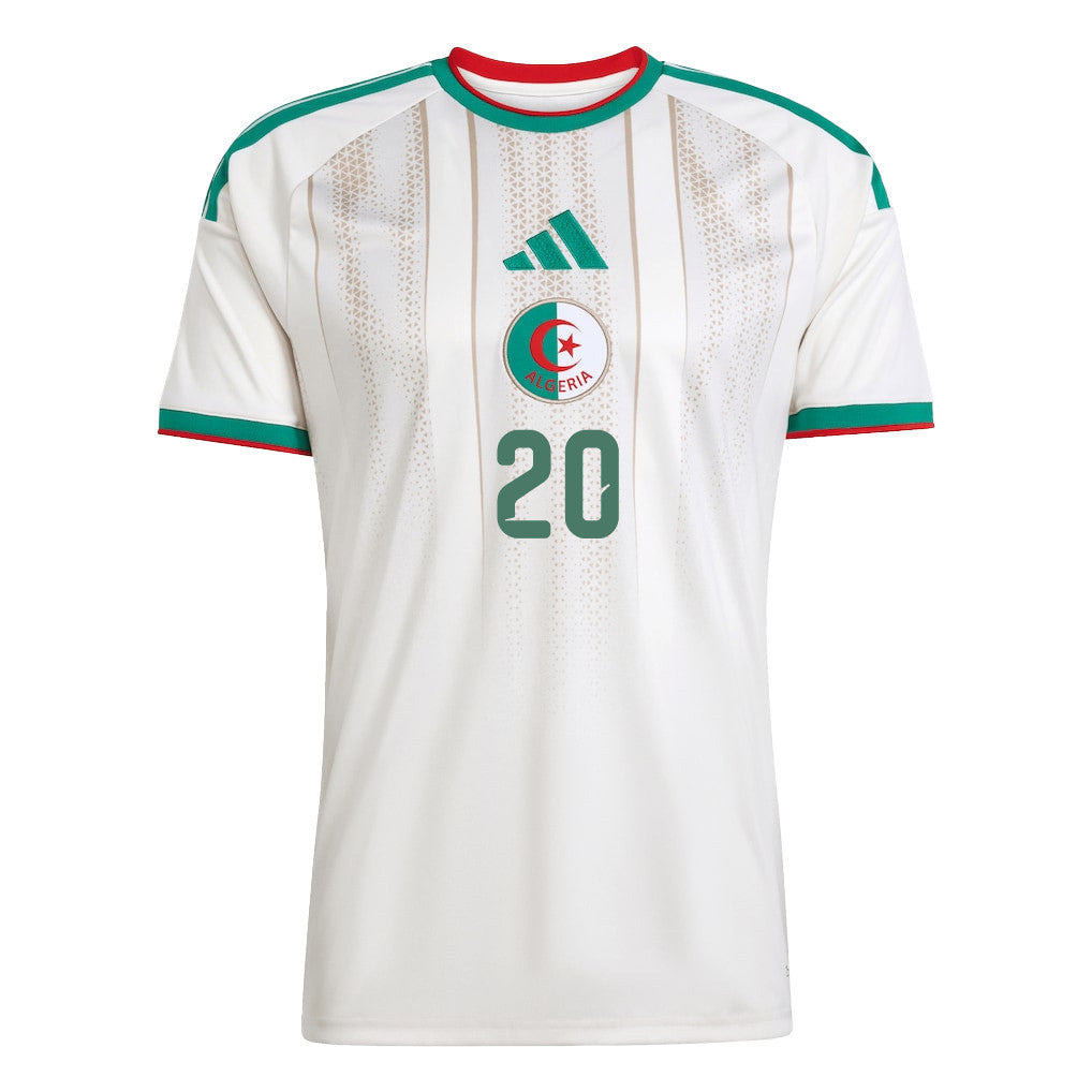 Youcef Atal 20 Algeria National Team 2026 Home Jersey - White, Men