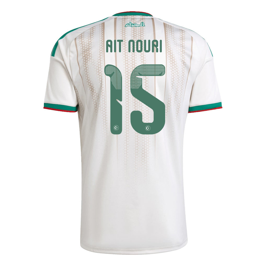 Rayan Ait Nouri 15 Algeria National Team 2026 Home Jersey - White, Men