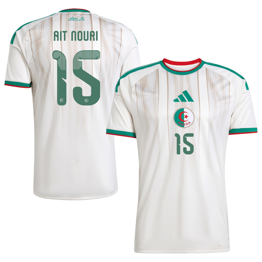 Rayan Ait Nouri 15 Algeria National Team 2026 Home Jersey - White, Men