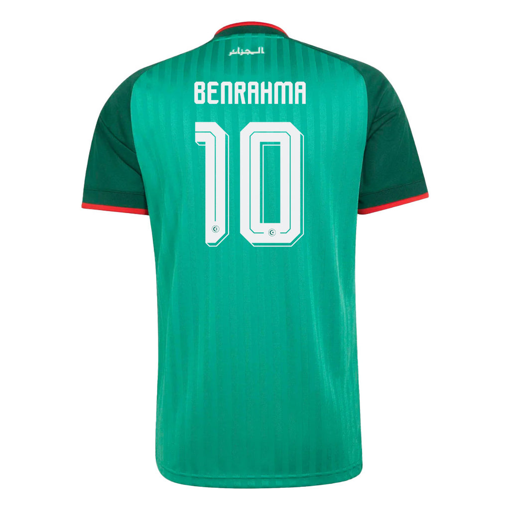 Saïd Benrahma 10 Youth Algeria National Team 2026 Away Jersey - Green