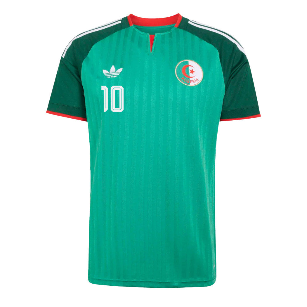 Saïd Benrahma 10 Youth Algeria National Team 2026 Away Jersey - Green