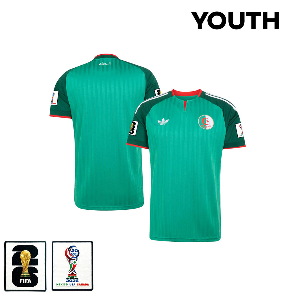 Algeria National Team 2026 Youth Away Jersey - Green