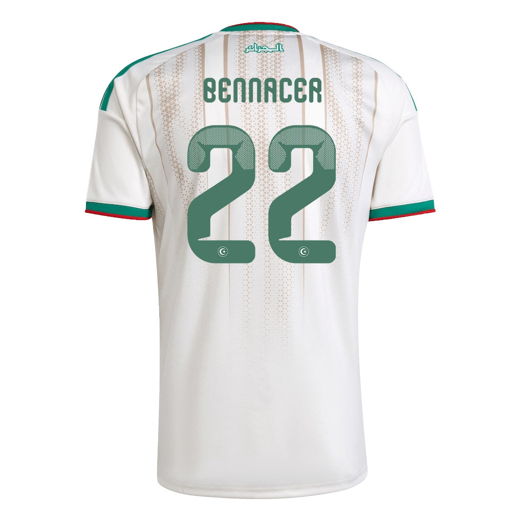 Ismaël Bennacer 22 Youth Algeria National Team 2026 Home Jersey - White